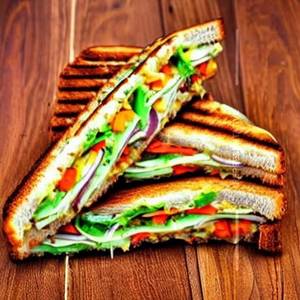 Cheese Veg Toast Sandwich 