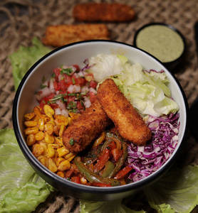 Crunchy Paneer Salad Bowl