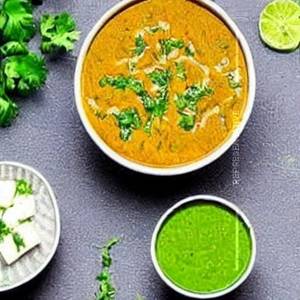Paneer Coriander Gravy