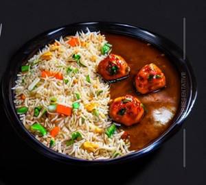 Chicken Manchurian Combi Fried Rice