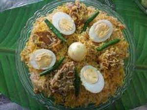 Egg mutton biryani