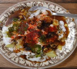 Dahi Bhalle Papdi Chaat home-made                                                   