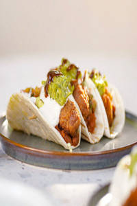 Homemade Soft Shell Fried Paneer Tacos