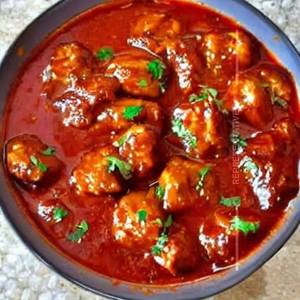 Chicken Garlic Manchurian Gravy 