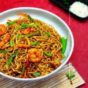 Prawns Singapore Hakka Noodles