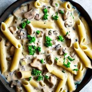 Creamy Mushroom Alfredo