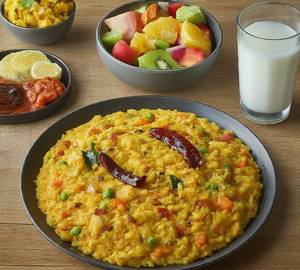 Millet Sambar Rice Wholesome Meal