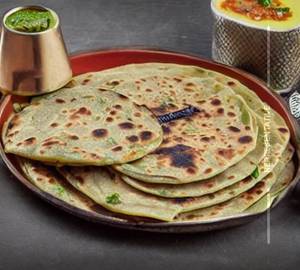 Aloo palak paratha