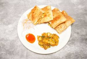 Egg Chicken Mughlai Paratha
