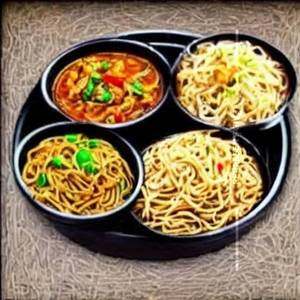 Non Veg Triple Schezwan Noodles ( Full )
