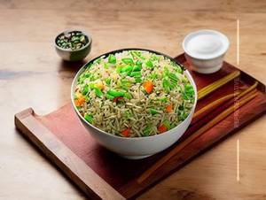 Veg Green Garlic Fried Rice