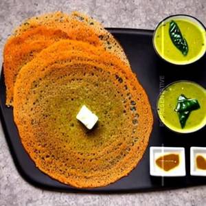 Ghee Palak Dosa