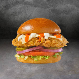 Buffalo Ranch Chicken Burger
