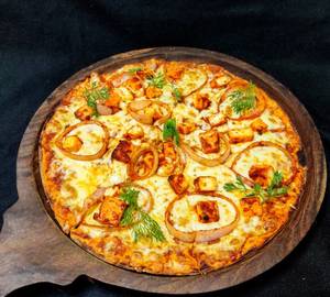 Paneer Tikka Thin Crust Pizza [10 inches]