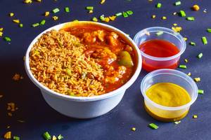 Fried Rice with Chilly Chicken