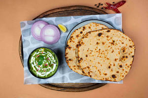Green Masala Mix Veg With Roti(2pcs)