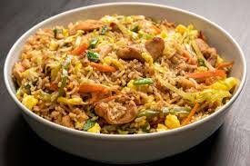 Schezwan chicken fried rice