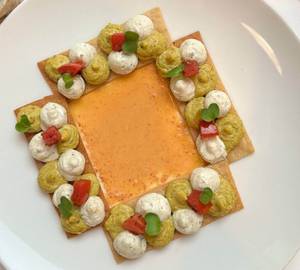 Corn Ricotta Bruschetta