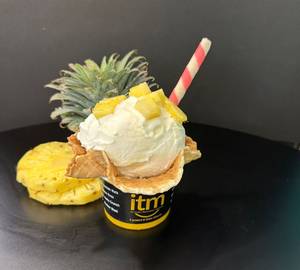 Pineapple Crunch Ice Cream