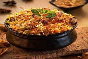 Shahi Kesar Mutton Dum Biryani 