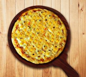 Corn cheese pizza