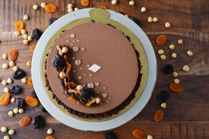 Sugarfree Chocolate Cake (Eggless)