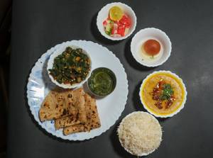 Bhindi Masala Thali