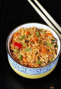 Schezwan Veg Fried Rice