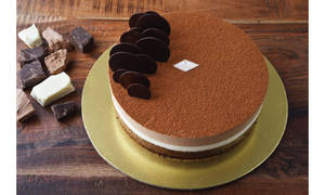 Trio of Chocolate Mousse Cake