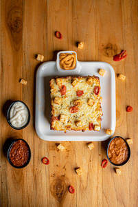 Cheesy Paneer Lava Sandwich