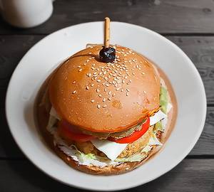 Crispy Veg Douple Patty Burger