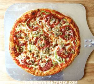 Green Olive Cheese Pizza