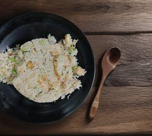 Butter Garlic Fried Rice With Chicken