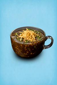 Veg Manchow Soup with Crispy Noodles