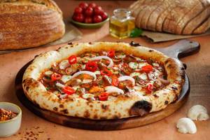 Sourdough Peri Peri Mushroom Pizza
