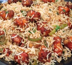 Gobi Manchurian Fried Rice