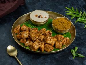 Millet Ghee Curryleaf Podi Tossed Idli