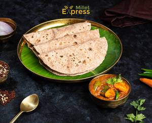 Millet Roti with Kadai Veg Curry