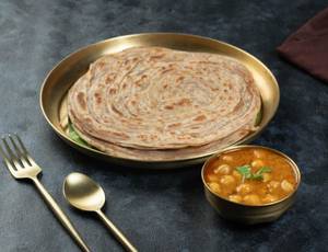 Millet Kerala Parotta (2Pc) With Chole Masala Curry