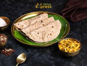 Millet Roti with Paneer Burji