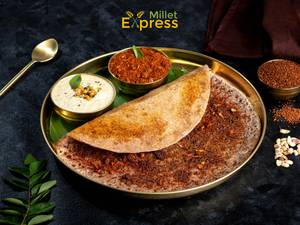 Ragi Ghee Karam Dosa