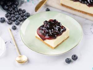 French Blueberry Cheesecake Slice