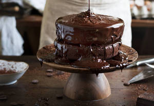 Dark Choclate Eggless Cake