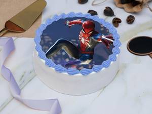 Amazing Spiderman Photo Cake