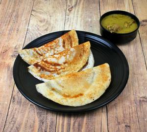 Dosa with chicken chops