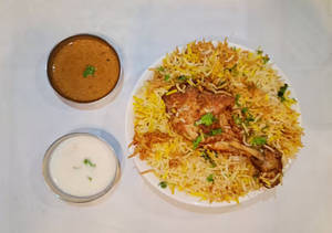 Chicken dum biryani  [single]