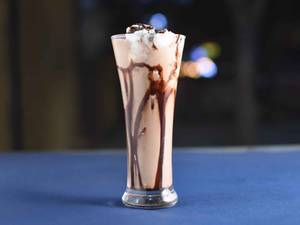 Cold coffee with ice cream
