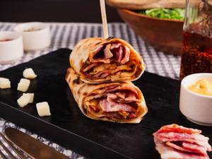 SUPERYOU High Protein Sourdough Crisp Bacon & Caramelized Onion Panini