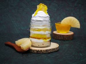 Pineapple Dessert  Mini Jar Cake
