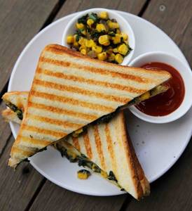 Corn Mayo Grilled Sandwich